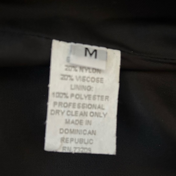 Marvin Richards Black Wool Boucle Belted Faux Fur Collar Coat M (runs small) - Picture 10 of 11